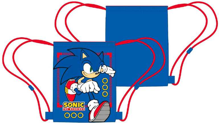 Bez Marki Maišelis szkolny priešmokyklinė Sonic batams plecak