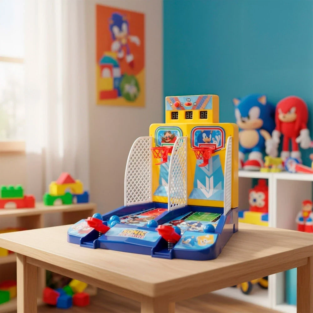 Sega Sonic the Hedgehog mini arcade basket