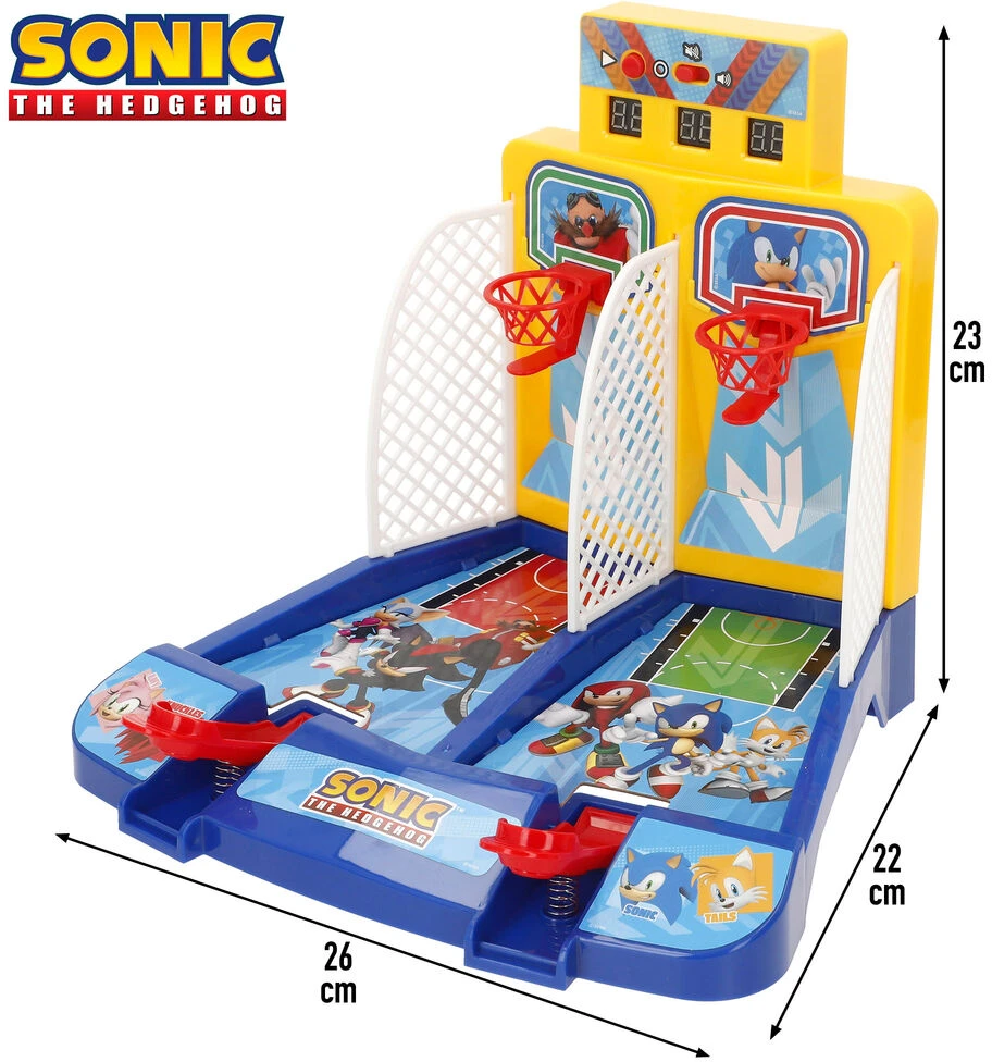 Sega Sonic the Hedgehog mini arcade basket