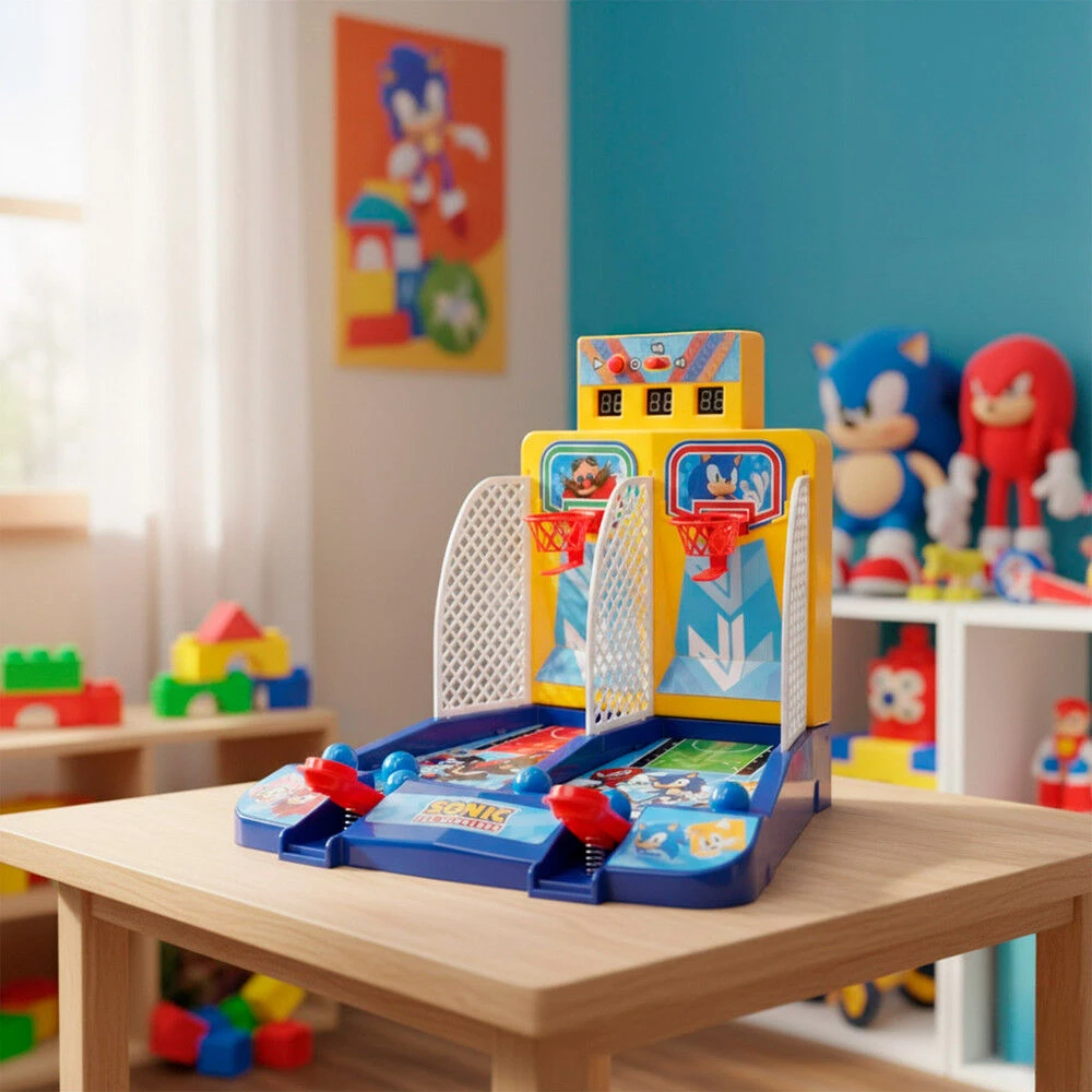 Sega Sonic the Hedgehog mini arcade basket