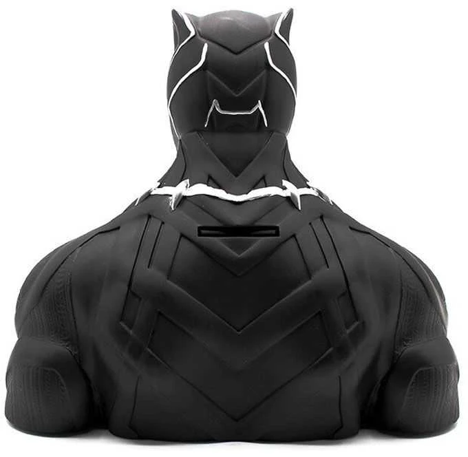 Semic Studio Marvel Comics Deluxe Juodas Panther Wakanda money box bust 20cm