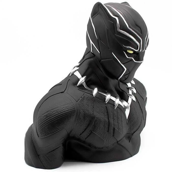 Semic Studio Marvel Comics Deluxe Juodas Panther Wakanda money box bust 20cm