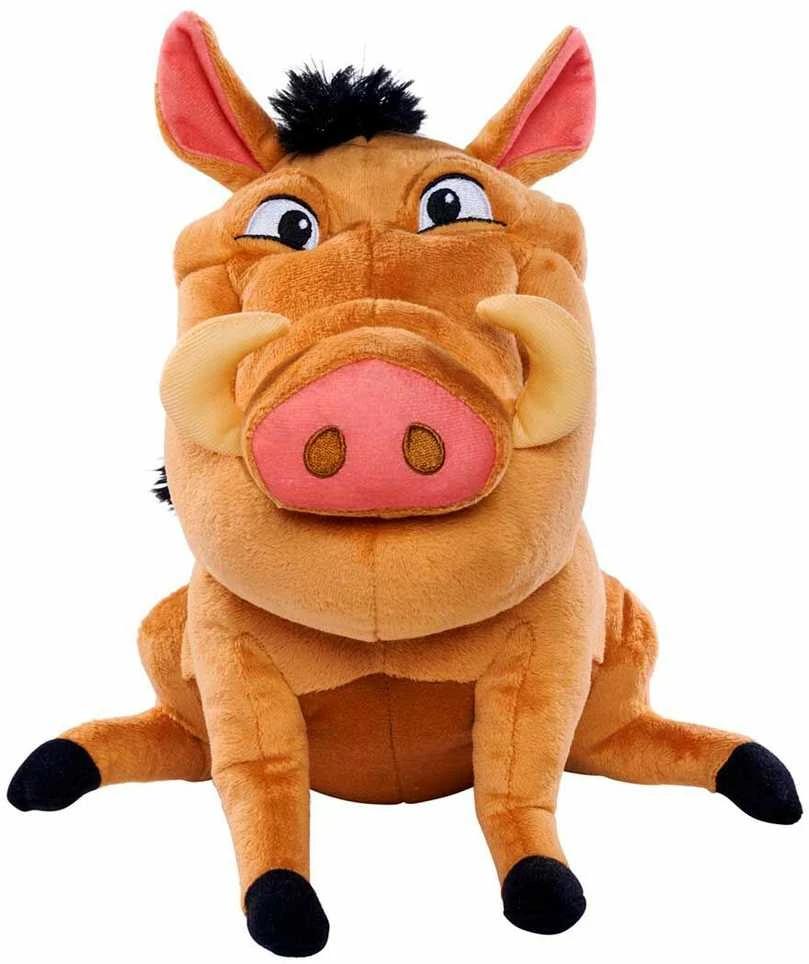 Mattel „Disney“ pliušinis žaislas „Liūtas karalius“, 30 l – Pumbaa, 25 cm