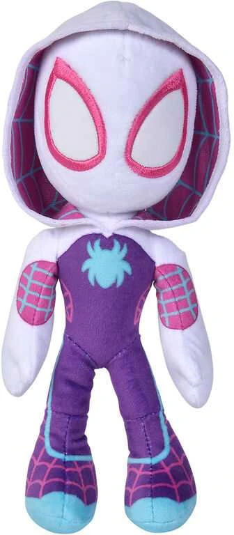 Mattel Spiderman Ghost Spider talismanas pliušinė žvakė tamsoje 25 cm Marvel
