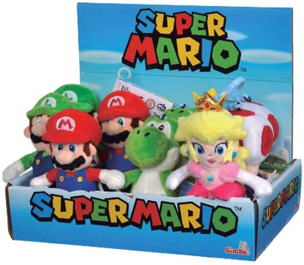 SIMBA Super Mario Pakabutis pliušas 4vnt 923-1008