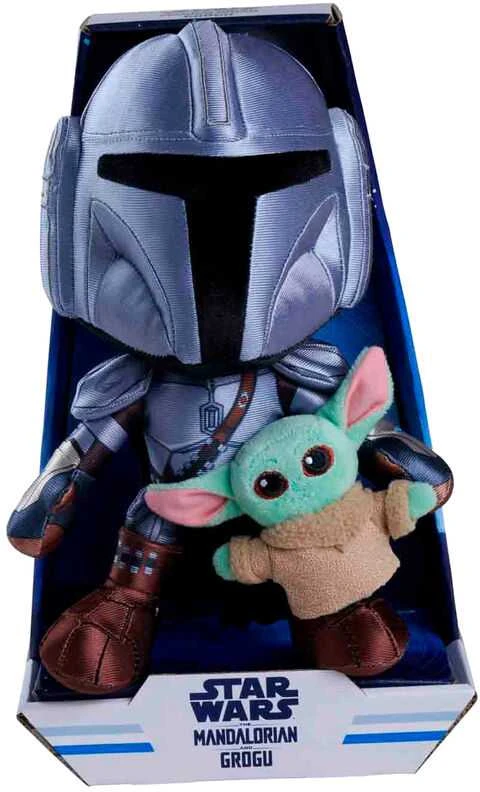 Simba Disney Mandalorian figūrėlė su mini Grogu 25 cm