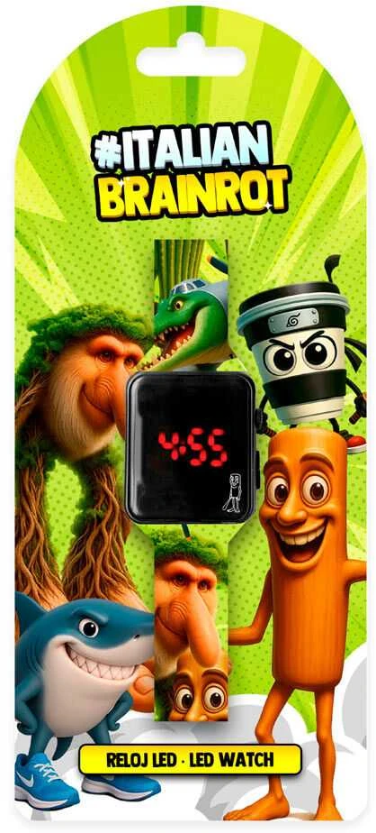Skifidol Italian Brainrot Digital LED watch