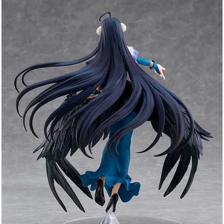 Smile Overlord Albedo Jet Juodas Dress Pop up Parade figure 25cm