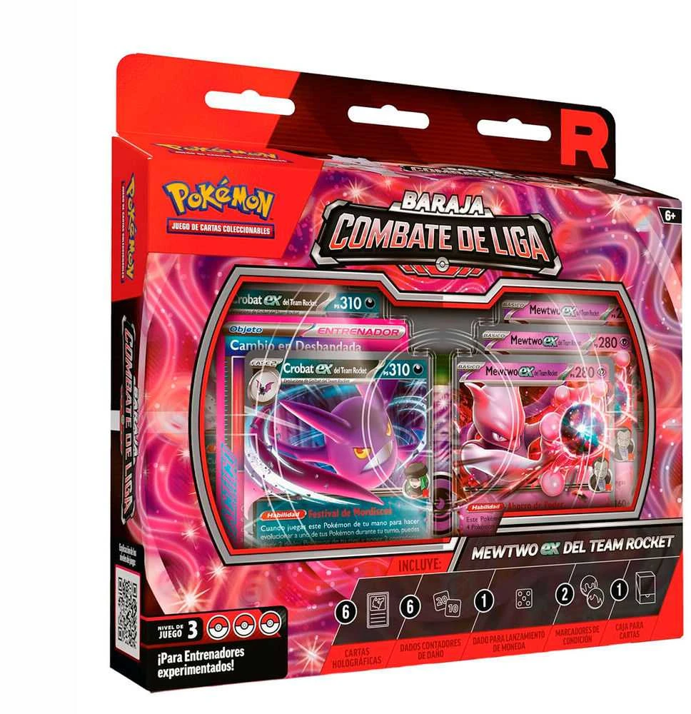 Latin American Pokemon Rockets Mewtwo Ex League Battle Deck Blister of collectible cards