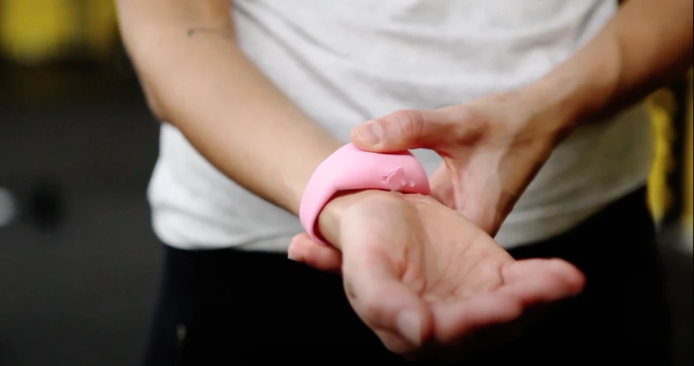 Squeezyband Geltona Adjustable Gel Dispenser Adult Bracelet