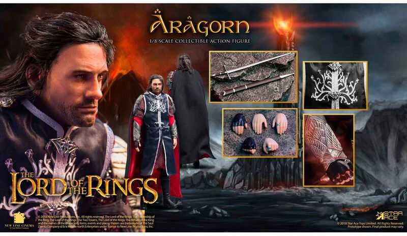 Star Ace The Lord of the Rings Aragorn Real Master figure 23cm