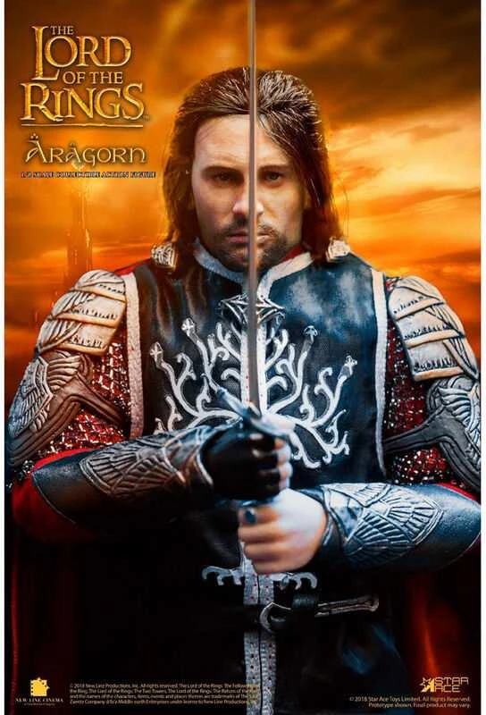 Star Ace The Lord of the Rings Aragorn Real Master figure 23cm
