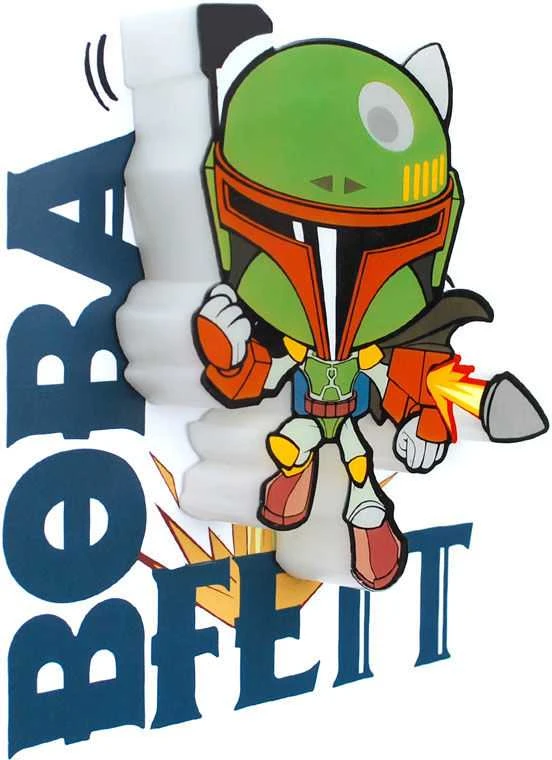 Star Wars Boba Fett 3D Light FX mini lamp