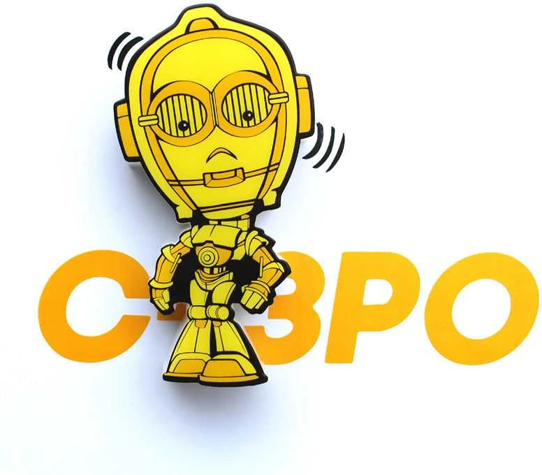 Star Wars C-3PO 3D Light FX mini lamp