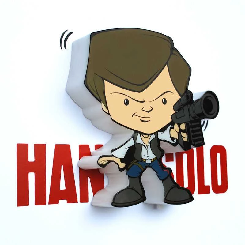 Star Wars Hans Solo 3D Light FX mini lamp
