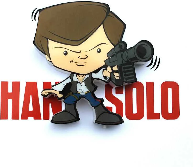 Star Wars Hans Solo 3D Light FX mini lamp