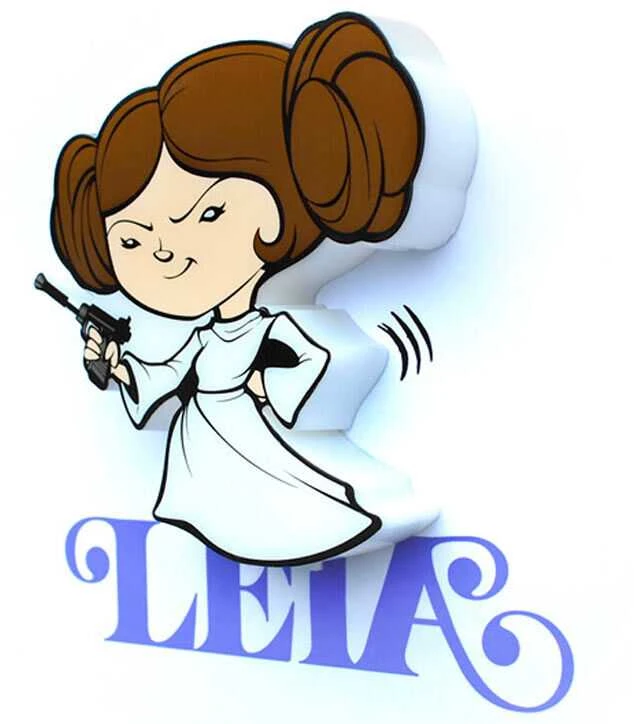 Star Wars Leia 3D Light FX mini lamp