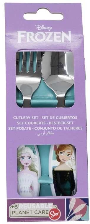 Metalinis stalo įrankių rinkinys STOR Disney Frozen, 2 vnt.