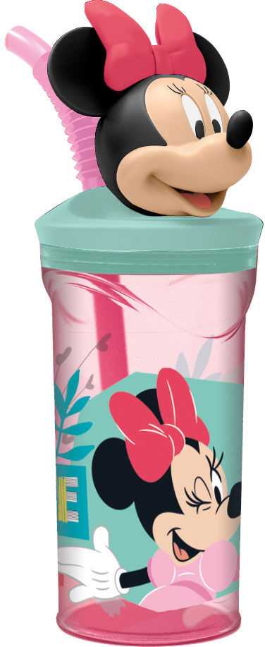 STOR Vandens butelis Minnie Mouse Being More Minnie Plastmasinis 360 ml