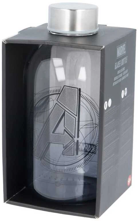 Vandens butelis Stor Avengers Stiklas 620 ml