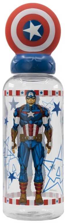 STOR Captain America 3D butelis 560 ml