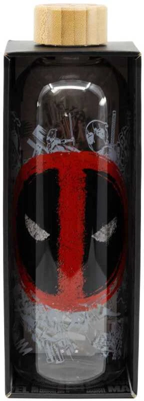 STOR Marvel Deadpool glass bottle 1030ml