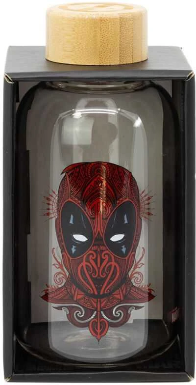 STOR Marvel Deadpool glass bottle 620ml