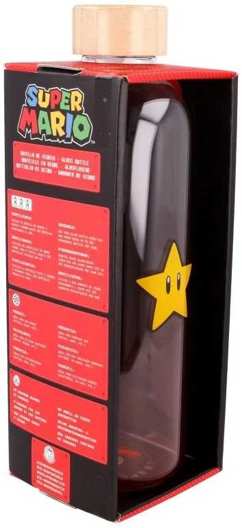 STOR Nintendo Super Mario Bros glass bottle 1030ml