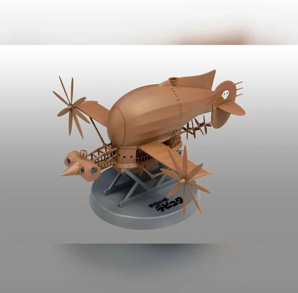 Studio Ghibli Castle in the Sky De Havilland Tiger Moth Airplane modelis kit