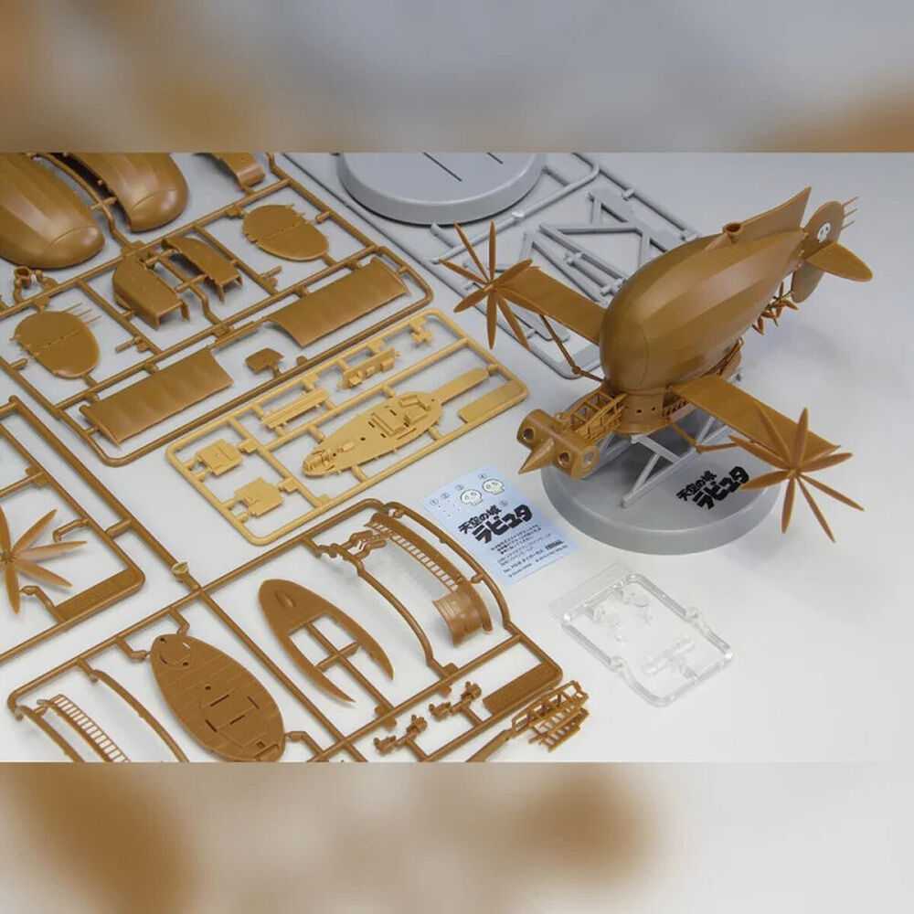 Studio Ghibli Castle in the Sky De Havilland Tiger Moth Airplane modelis kit