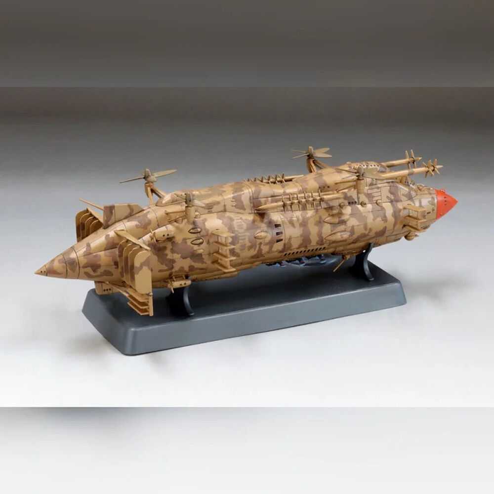Studio Ghibli Castle in the Sky Goliath Flying Battleship Airshit modelis kit