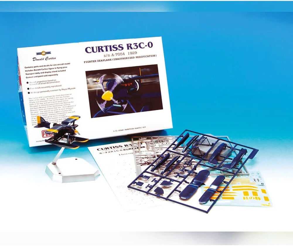 Studio Ghibli Porco Rosso Curtiss R3C-0 Seaplane modelis kit