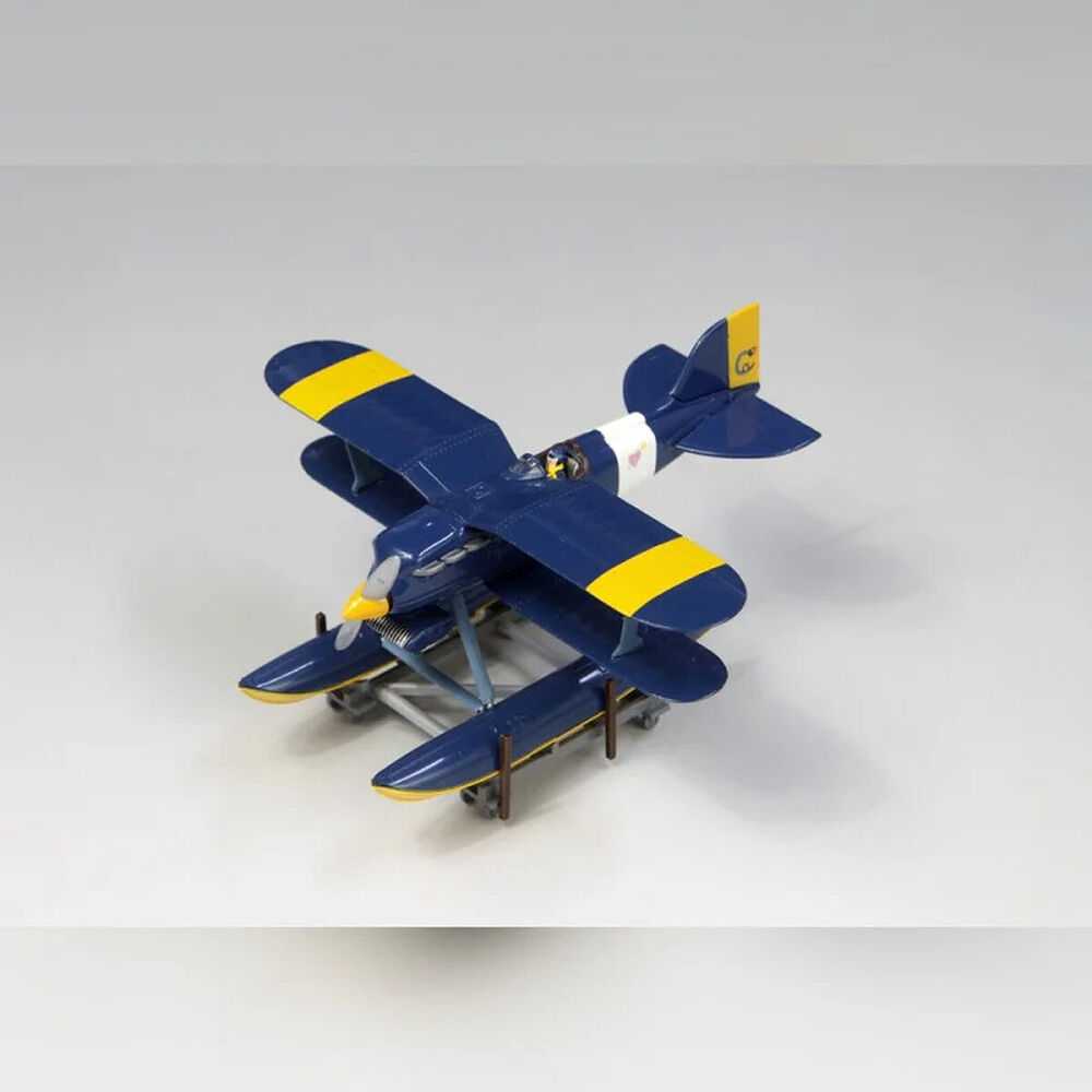 Studio Ghibli Porco Rosso Curtiss R3C-0 Seaplane modelis kit