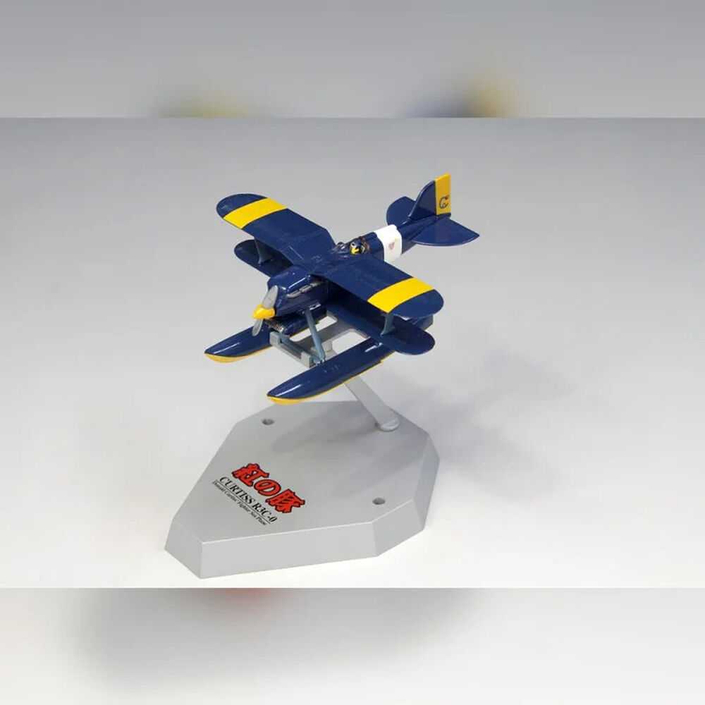 Studio Ghibli Porco Rosso Curtiss R3C-0 Seaplane modelis kit