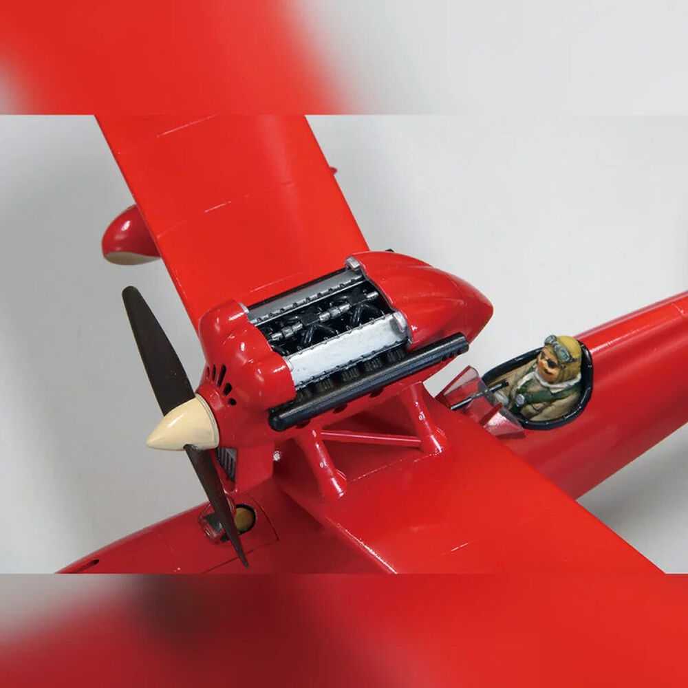 Studio Ghibli Porco Rosso Savoia S.21F ver.2 Seaplane modelis kit + Gina figure