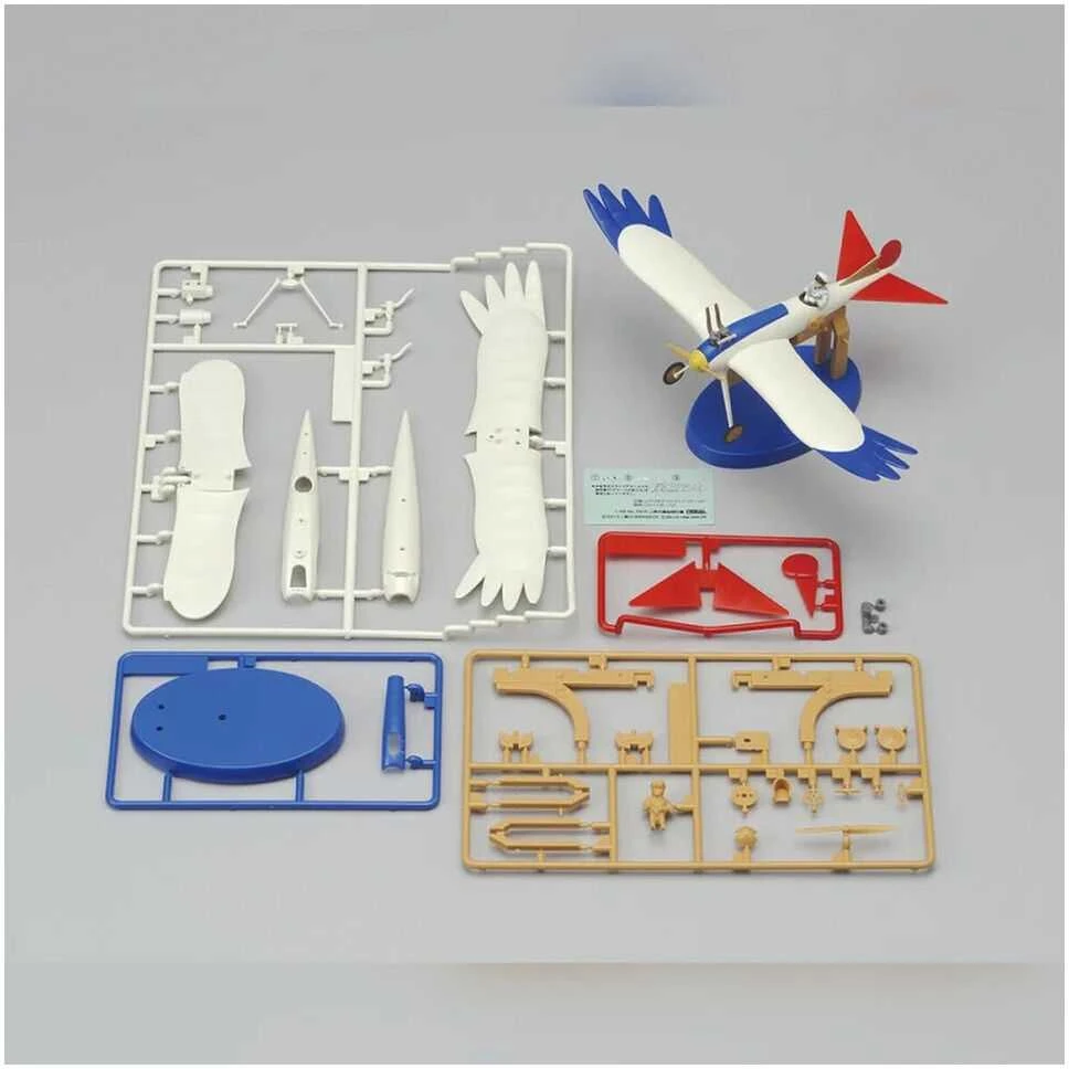 Studio Ghibli The Wind Rises Jiros Bird Shaped Plane Airplane modelis kit