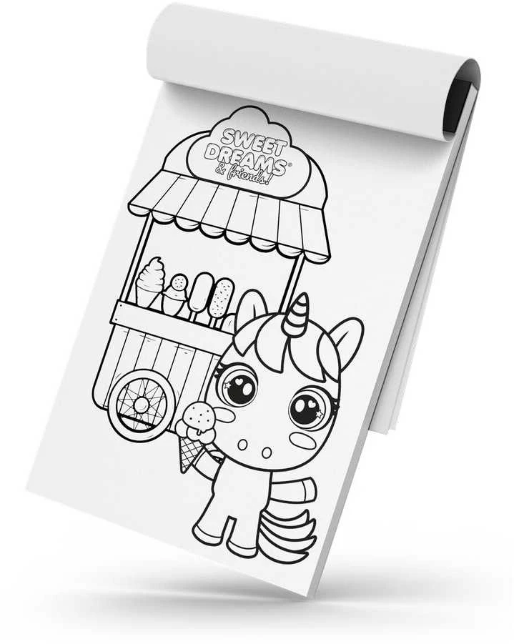 Sweet Dreams & Friends Activity case with stickers