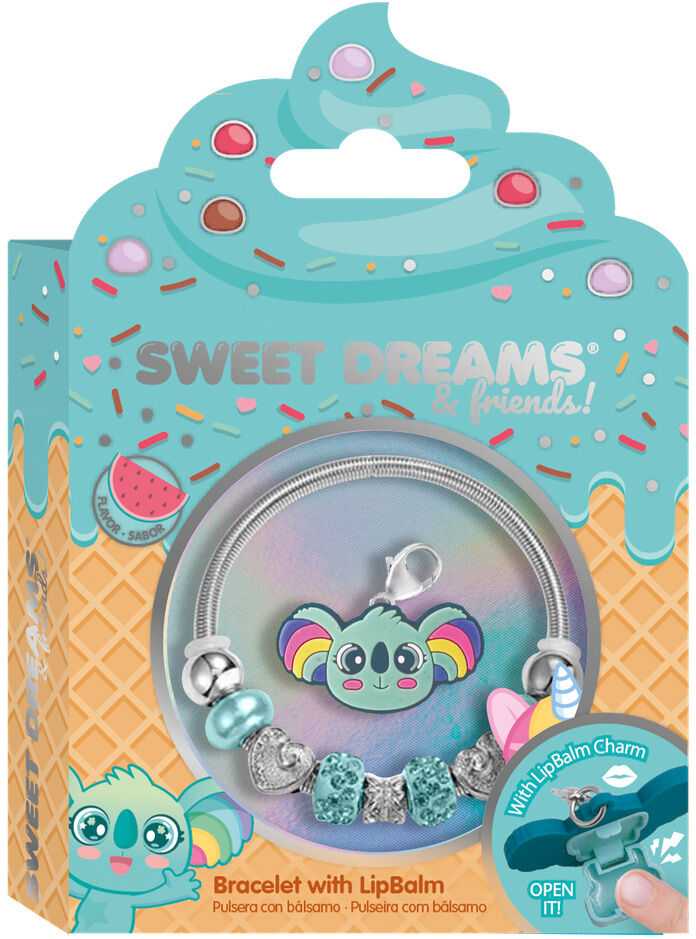 KIDS Bransoletka Koala + Ukryta Pomadka Balsam Do Ust Sweet Dreams Dla Dziewczyn / Kl11703 Turkio (SB12233)