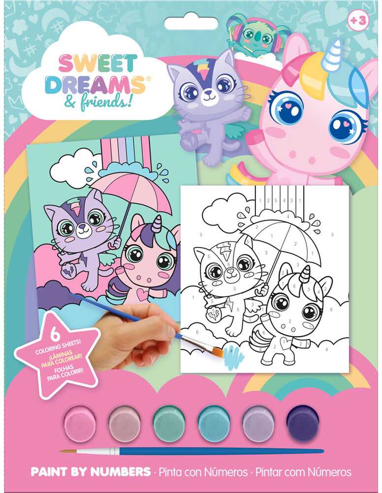 Rinkinys do malowania po numerkach Sweet Dreams KL11618 Kids Euroswan