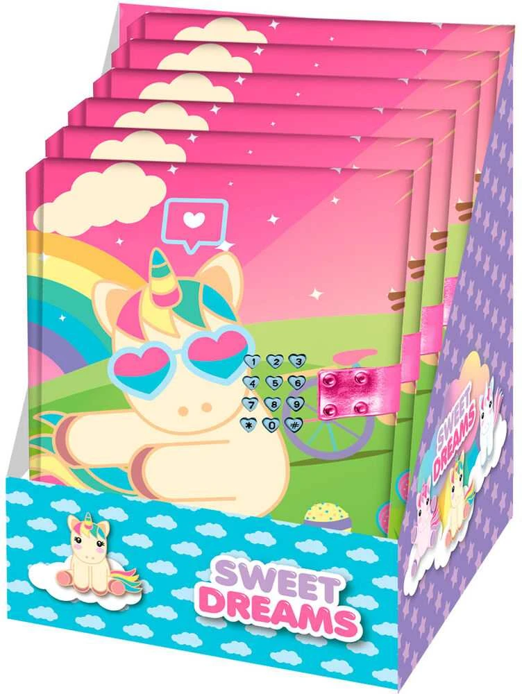 Kids Euroswan - Licencijuoti priedai Muzikinis dienoraštis su kodu - Sweet Dreams