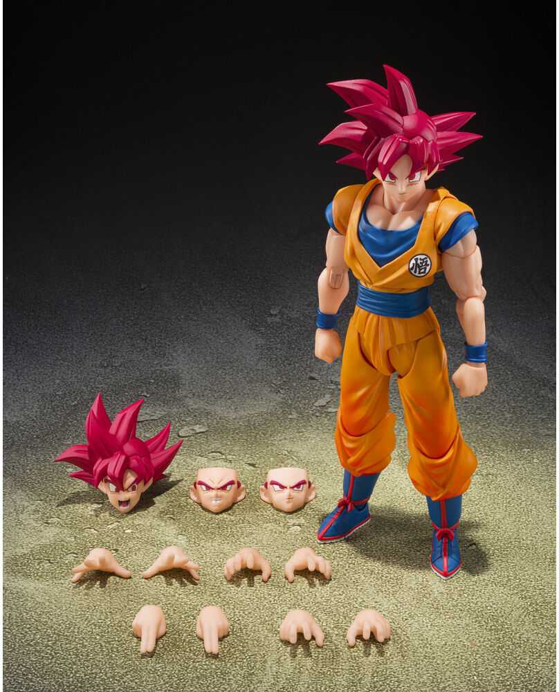 Tamashii Nations Dragon Ball Super - Super Saiyan God Son Goku God Aura S.H.Figuarts figure 14,5cm