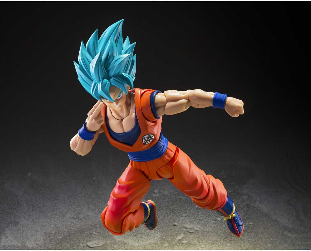 Tamashii Nations Dragon Ball Super Super Saiyan God Super Saiyan Son Goku Mėlyna Power Transcending Limits S.H.Figuarts figure 14,5cm