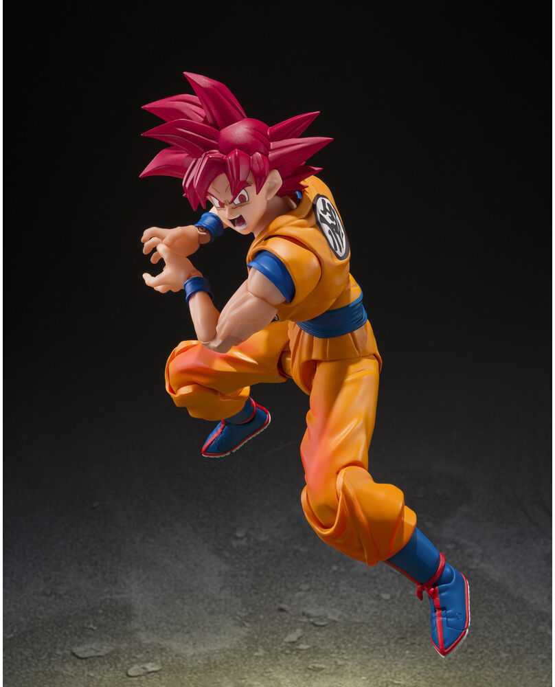 Tamashii Nations Dragon Ball Super - Super Saiyan God Son Goku God Aura S.H.Figuarts figure 14,5cm