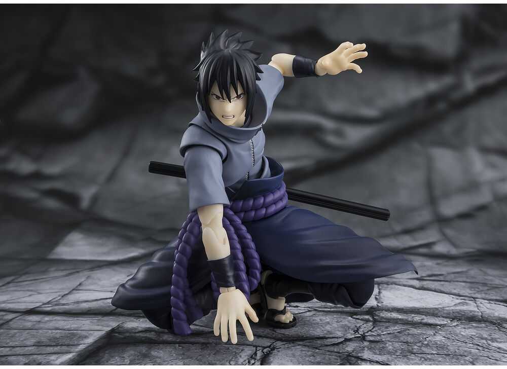 Tamashii Nations Naruto Shippuden Sasuke Uchiha Solitary Shinobi S.H.Figuarts figure 14,5cm