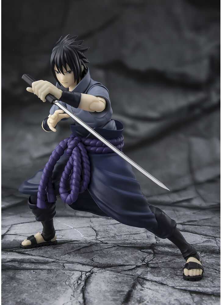 Tamashii Nations Naruto Shippuden Sasuke Uchiha Solitary Shinobi S.H.Figuarts figure 14,5cm