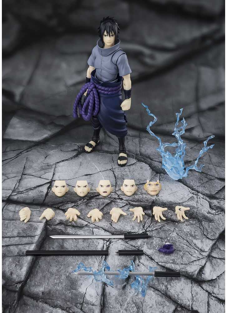 Tamashii Nations Naruto Shippuden Sasuke Uchiha Solitary Shinobi S.H.Figuarts figure 14,5cm