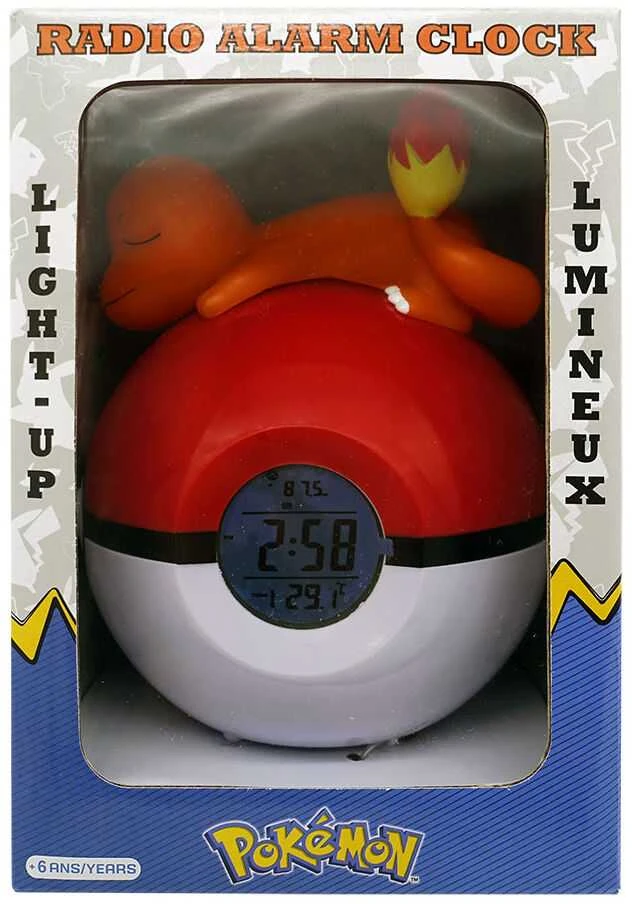 Nemesis Now Pokemon - Charmander šviečiantis žadintuvas