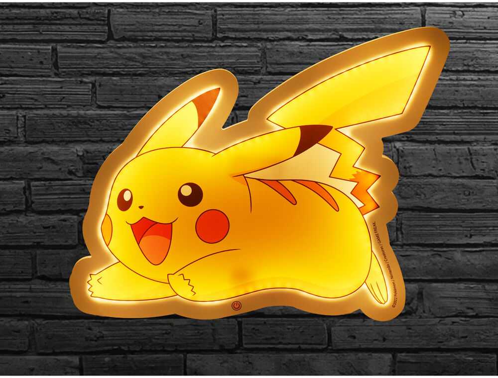 TEKNOFUN Pokemon Pikachu neon mural lamp