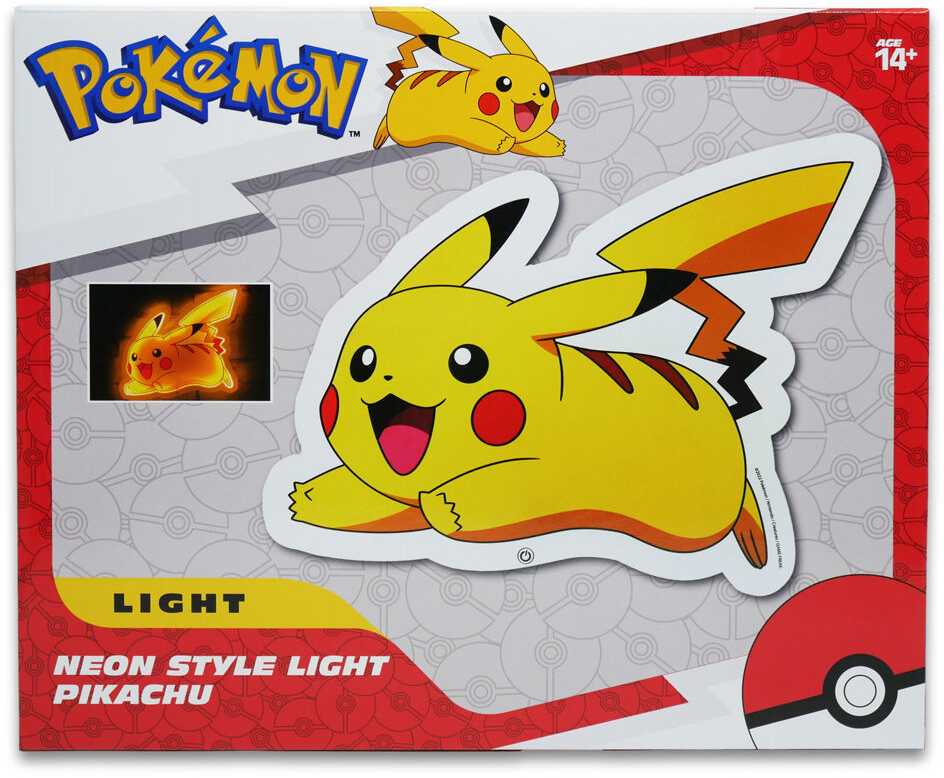 TEKNOFUN Pokemon Pikachu neon mural lamp