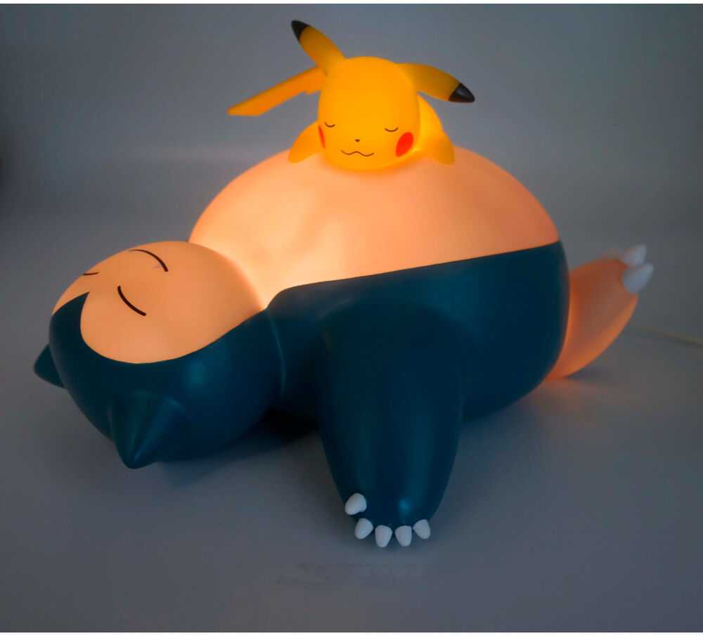 TEKNOFUN Pokemon - Snorlax Pikachu LED lempa
